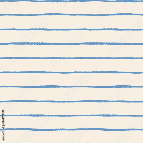 Fototapeta Painted doodle vector stripes seamless pattern, hand drawn textured lined paper design, irregular rough wavy lines background