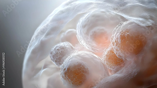 Fototapeta Abstract Cellular Structure Illustration