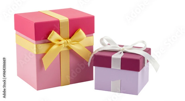 Obraz Isolated Two Gift Boxes
