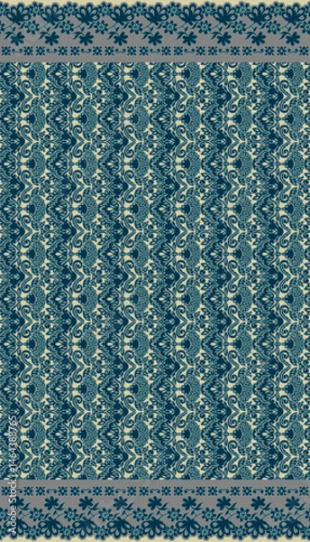 Obraz Most beautifull draw allover pattern in high resolution