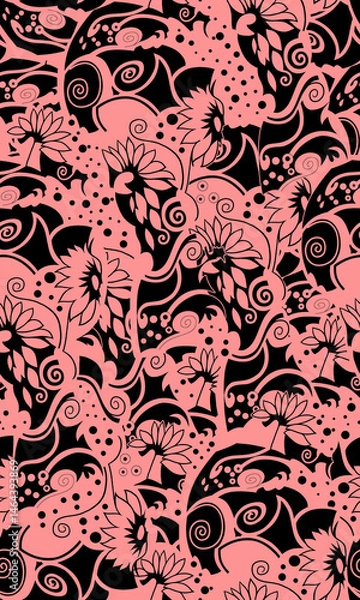 Obraz Most beautifull draw allover pattern in high resolution