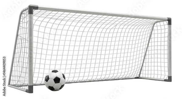 Obraz Isolated Soccer Goal