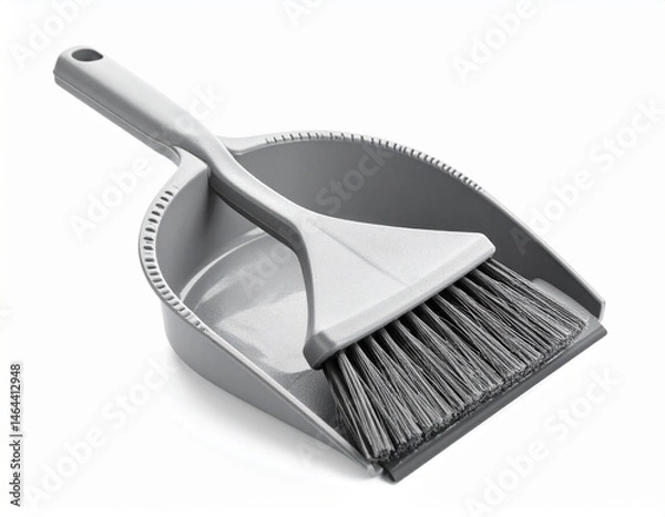 Obraz Dustpan at white background