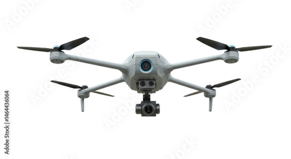 Fototapeta Isolated Drone with Camera