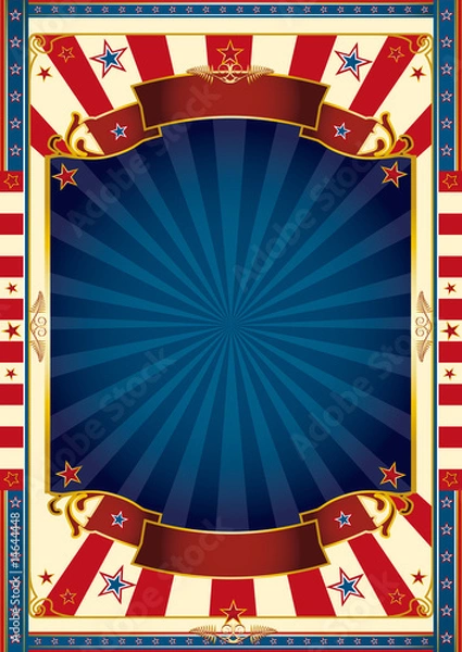 Fototapeta piękny niebieski czerwony biały tło