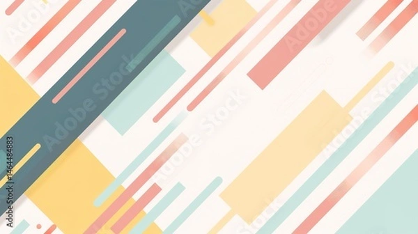 Obraz Editable simple white line background