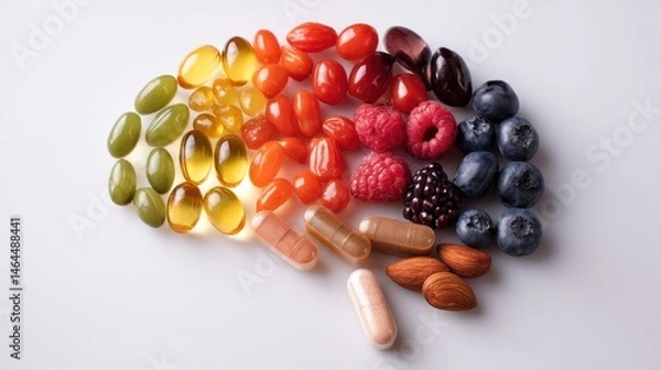 Fototapeta Top Vitamins for Memory: Boost Your Brain Health Today