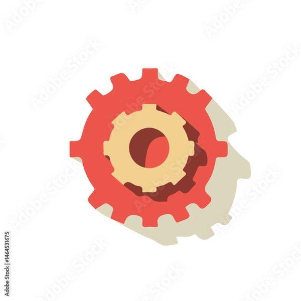 Obraz Technical Skills 2D flat vector illustration, isolated on a white background.