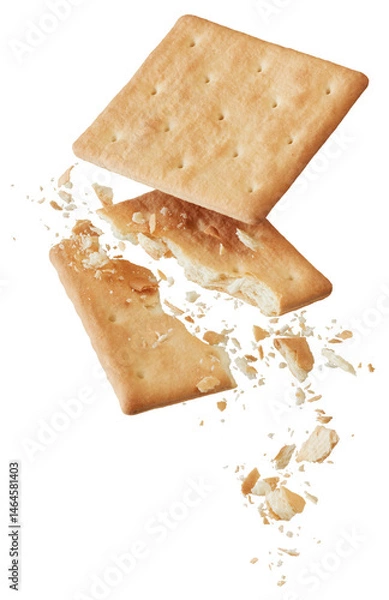 Fototapeta broken crackers