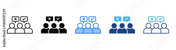 Fototapeta Decision Making Icon