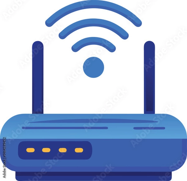 Fototapeta wireless router icon
