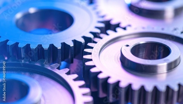 Fototapeta Gear Mechanism Close Up