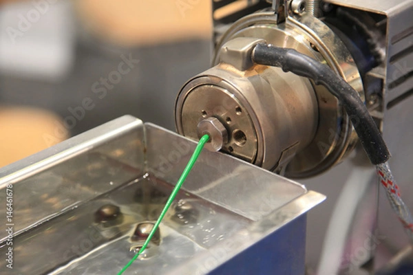 Obraz Continuous extrusion of plastic filament