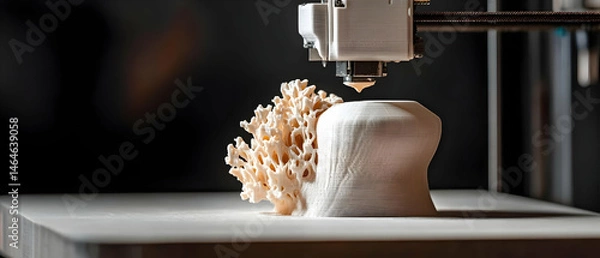 Fototapeta 3D Printed Object On Printer