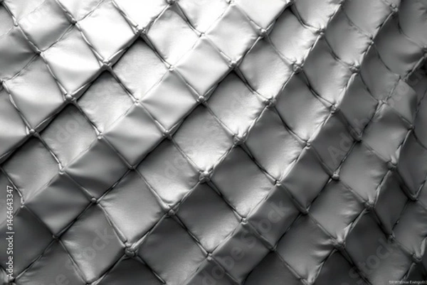 Fototapeta Repeating diamond shapes, monochrome grayscale, elegant, geometric, monochrome
