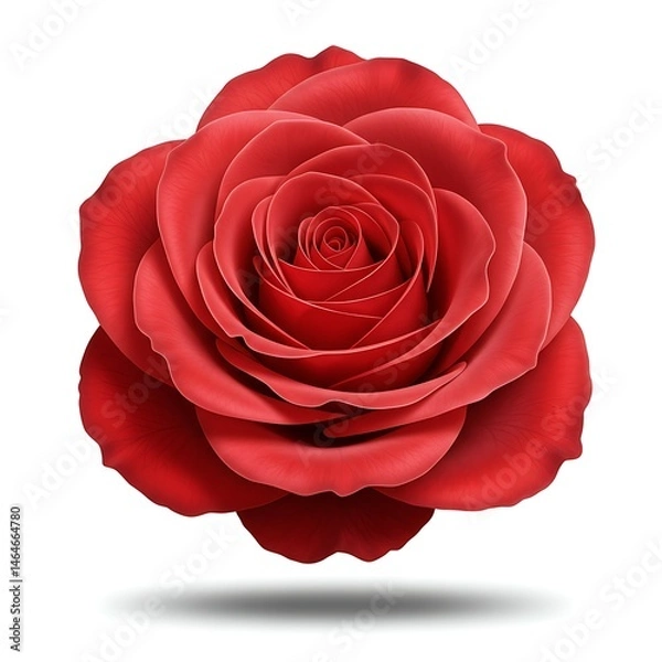 Fototapeta Flower in isolated white background. suitable for design