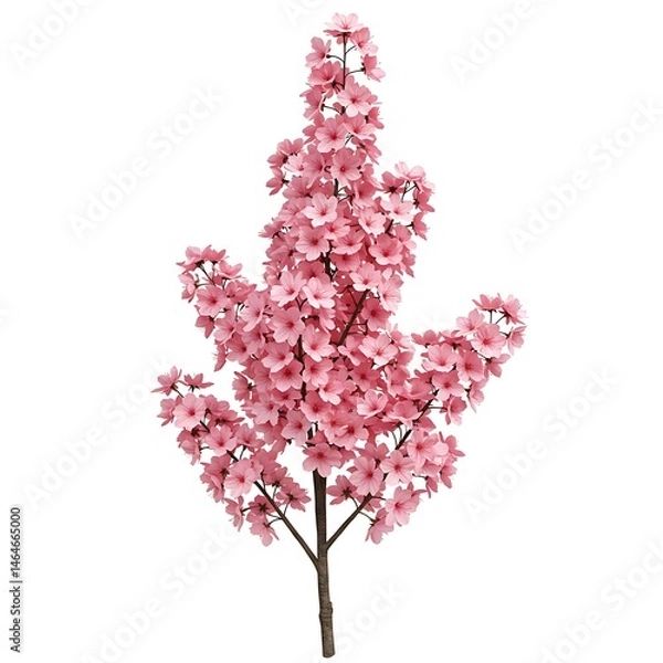 Fototapeta Flower in isolated white background. suitable for design