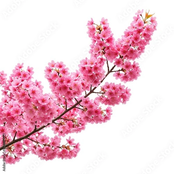 Fototapeta Flower in isolated white background. suitable for design