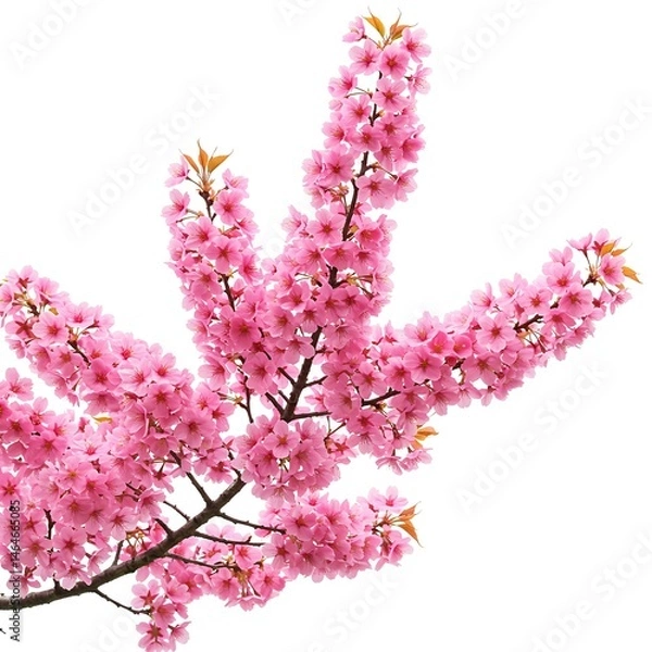 Fototapeta Flower in isolated white background. suitable for design