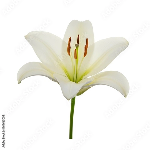 Fototapeta Flower in isolated white background. suitable for design