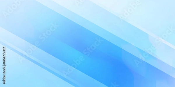 Obraz Abstract Light Blue Geometric Background With Soft Gradient Colors