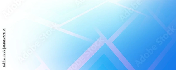 Obraz Abstract Light Blue Geometric Background With Soft Gradient Colors