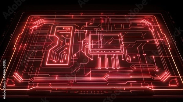 Obraz Digital Circuit Board