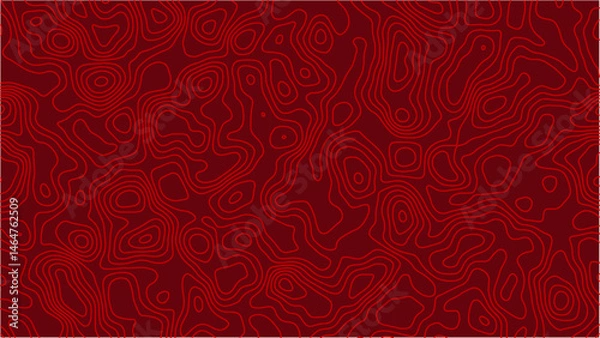 Fototapeta Red Abstract Background of Out Lines Pattern for Wallpaper