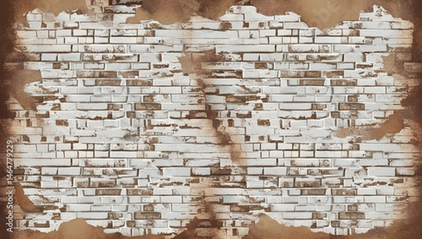 Fototapeta new style old brick wall background