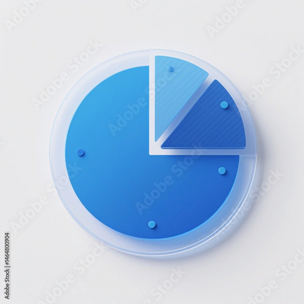 Fototapeta a pie chart