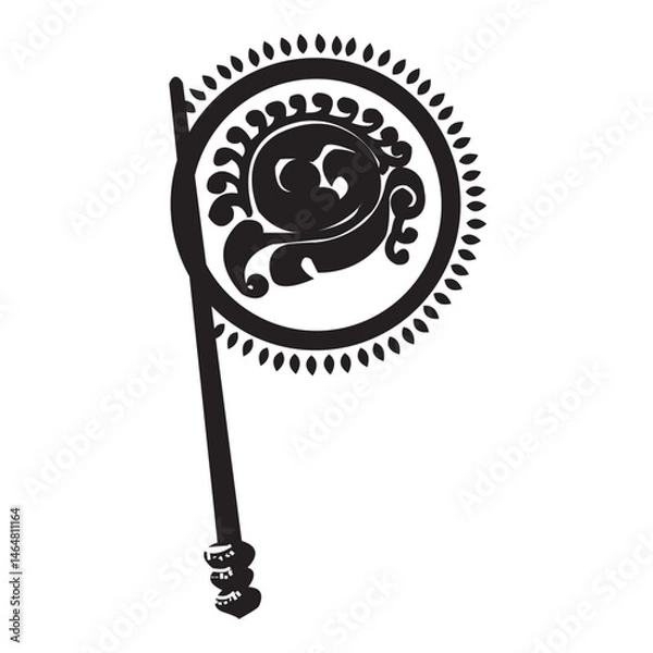 Obraz Hand Fan Creative illustration 