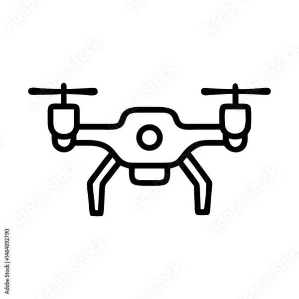 Obraz Drone Aerial Technology Icon Design