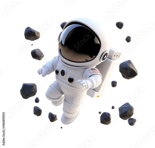 Obraz Cute Astronaut in Space