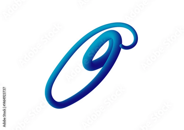 Obraz 3D typography O png