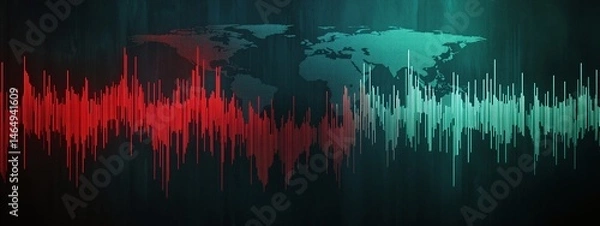 Fototapeta abstract background with binary code