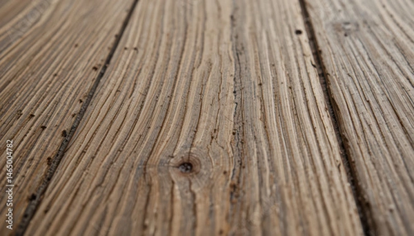Obraz vintage Wooden Planks with Detailed Grain and Knotted Texture Close-Up