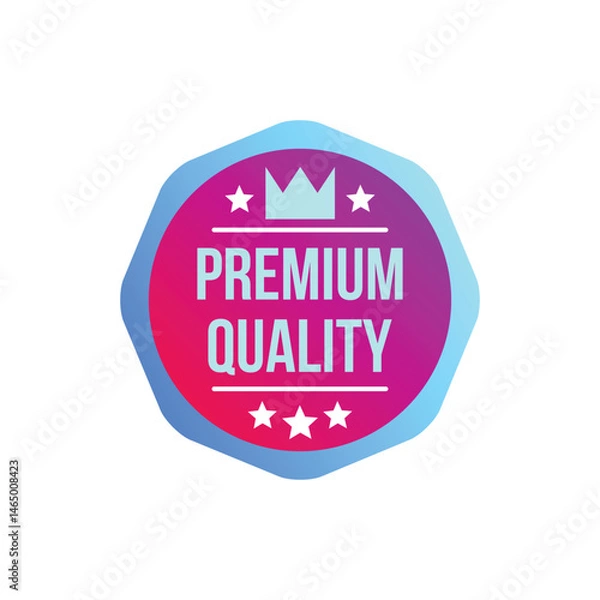 Obraz colorful premium quality label design.