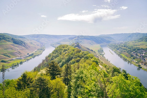 Obraz Blick auf Moselschleife