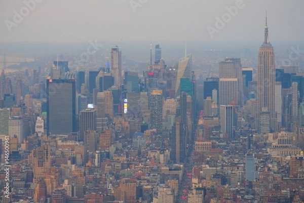 Fototapeta View at Times Square at dawn