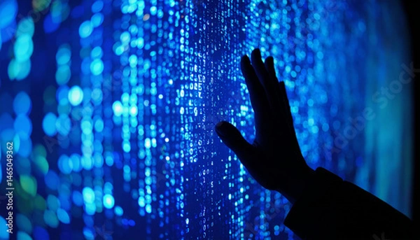 Obraz 闇に潜む手、守る壁