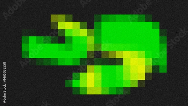 Fototapeta 4K Digital pixel grainy gradient with a colorful soft noise effect. A unique blend of vintage vibes and lo-fi VHS Glitch Texture.