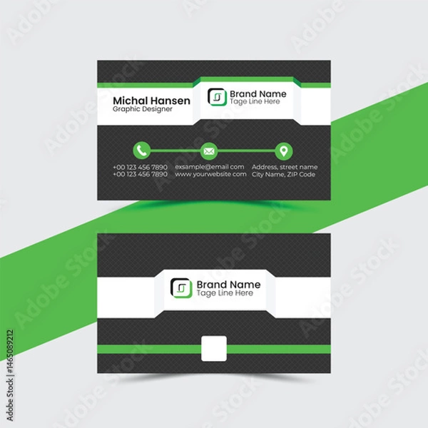Obraz Modern Professional creative business card template design