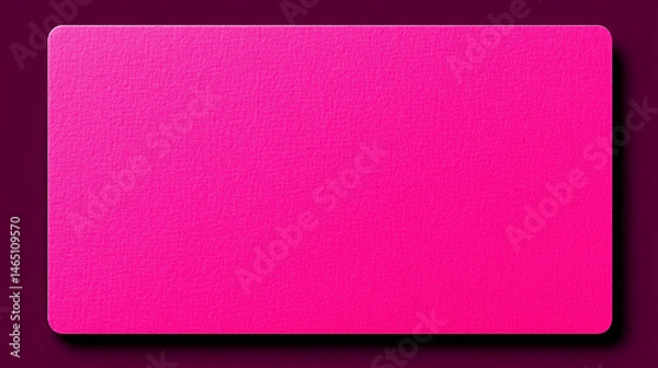 Fototapeta Vibrant magenta card with subtle texture on dark purple background