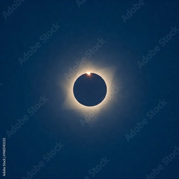 Obraz Stunning Total Solar Eclipse with Visible Corona