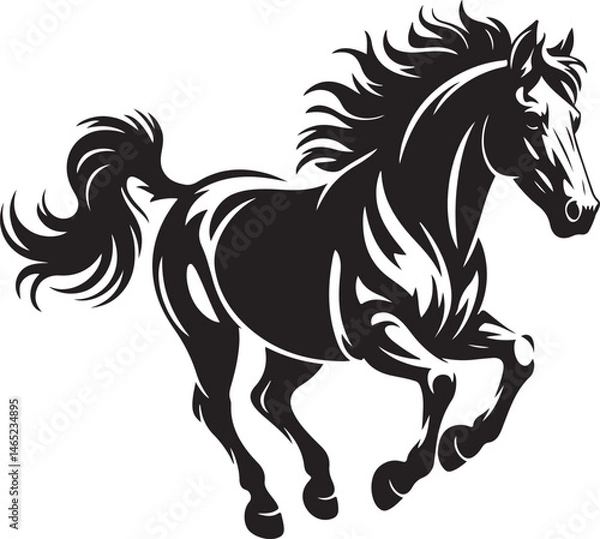 Fototapeta Horse SVG – Majestic Galloping Silhouette Design

Running Horse Vector – Powerful Equine Clipart

Horse Silhouette SVG – Perfect for Farm and Wild Themes

Rearing Stallion Vector – Elegant Equestrian 