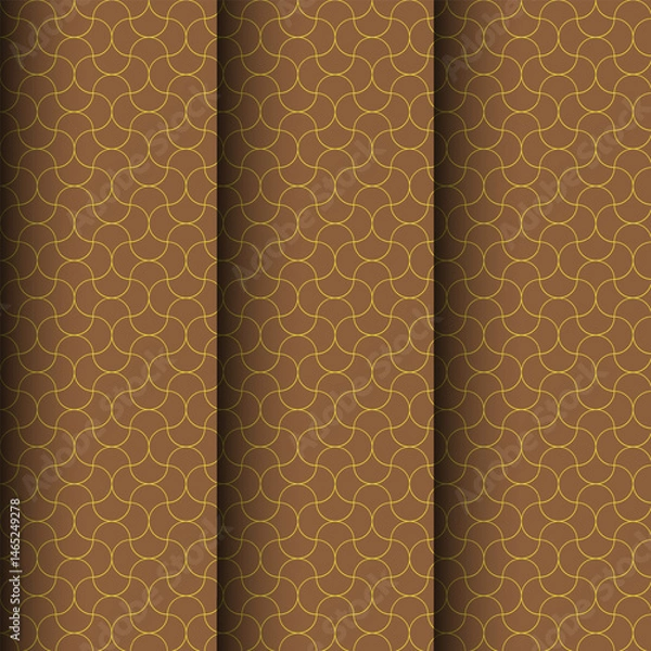 Fototapeta Minimal Dark Blue Geometric Seamless Pattern Background