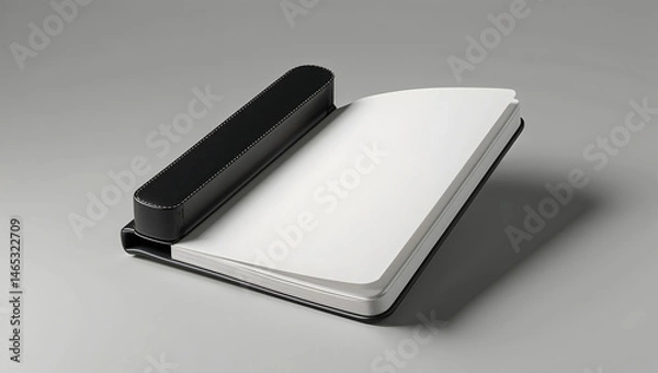 Fototapeta Modern Minimalist Notebook Mockup min.Generated with AI