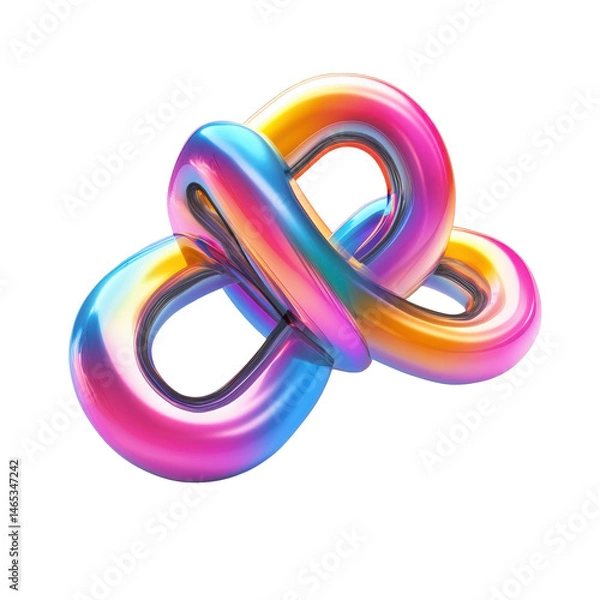 Fototapeta LedgerLink isolated on transparent background.