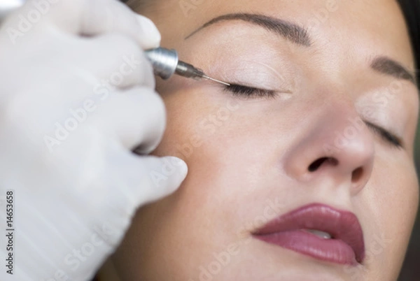 Fototapeta Permanent make-up (tattoo)