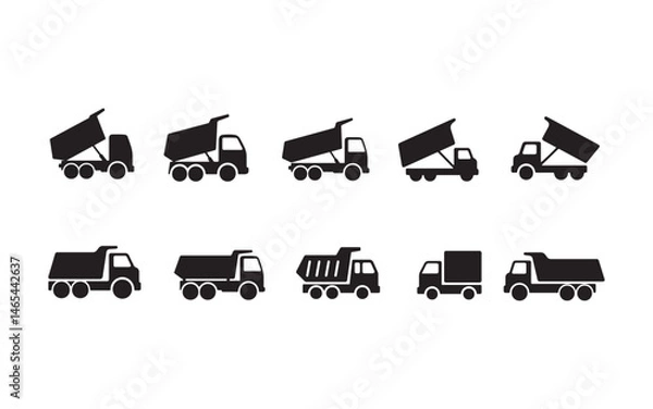 Obraz dump truck icon